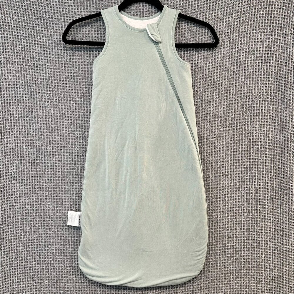 BubblePanda Bamboo Sleep Sack - Sage Green - Size Medium (6-12M) 1.0 TOG